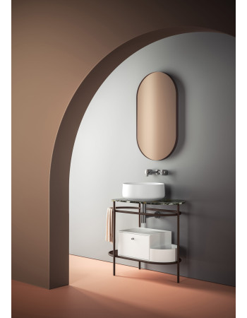 Дзеркало для ванної ArtСeram LOOK ARCO ACS017 05, BIANCO MATT
