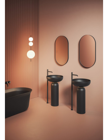 Дзеркало для ванної ArtСeram LOOK ARCO ACS017 05, BIANCO MATT