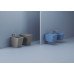 Підвісне біде ArtСeram A16 ASB001 05;00, BIANCO MATT