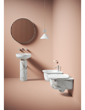 Підвісне біде ArtСeram CHIC CHB001 05;00, BIANCO MATT