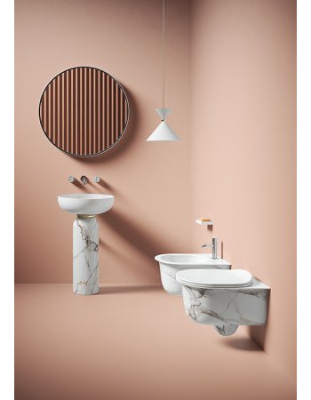 Підвісне біде ArtСeram CHIC CHB001 05;00, BIANCO MATT
