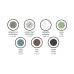 Накладна раковина ArtСeram COGNAC COL007 01;34, BIANCO