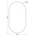 Дзеркало для ванної ArtСeram LOOK ARCO ACS017 05, BIANCO MATT