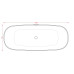Ванна вільного розміщення ArtСeram HOOP ACW002 05, BIANCO MATT
