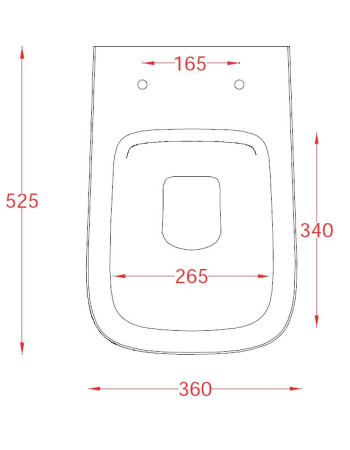 Приставний унітаз ArtСeram A16 ASV004 01;00, BIANCO