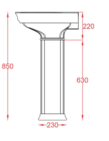 П’єдестал ArtСeram CIVITAS CIC001 01;00, BIANCO