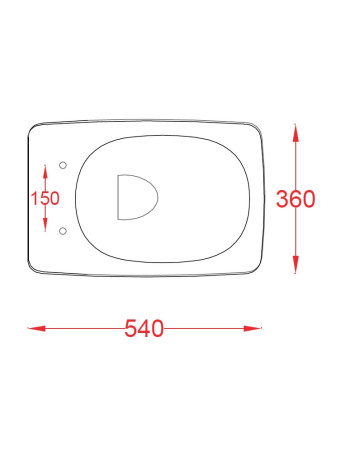 Приставний унітаз ArtСeram CIVITAS CIV002 01;00, BIANCO
