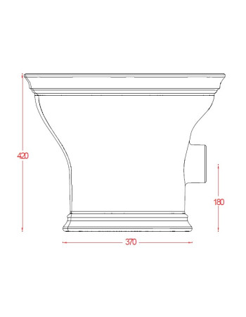 Приставний унітаз ArtСeram CIVITAS CIV003 01;00, BIANCO