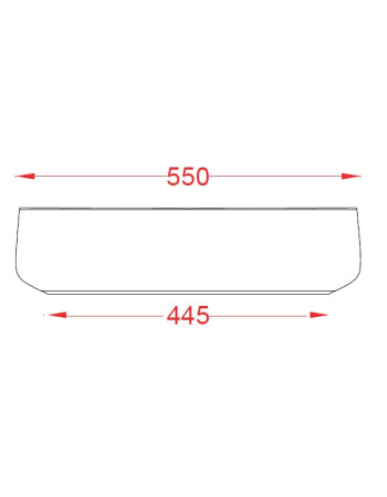 Накладна раковина ArtСeram COGNAC COL003 01;34, BIANCO