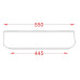 Накладна раковина ArtСeram COGNAC COL003 01;34, BIANCO