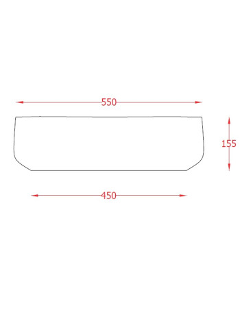 Накладна раковина ArtСeram COGNAC COL008 01;34, BIANCO