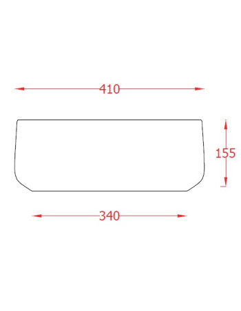 Накладна раковина ArtСeram COGNAC COL009 05;34, BIANCO MATT