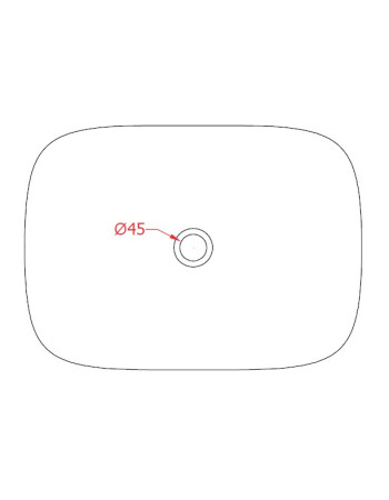 Накладна раковина ArtСeram COGNAC COL009 05;34, BIANCO MATT