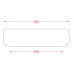 Накладна раковина ArtСeram COGNAC COL009 05;34, BIANCO MATT