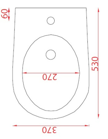 Підвісне біде ArtСeram FILE 2.0 FLB001 01;30, BIANCO