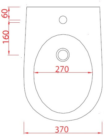 Підлогове біде ArtСeram FILE 2.0 FLB002 01;00, BIANCO