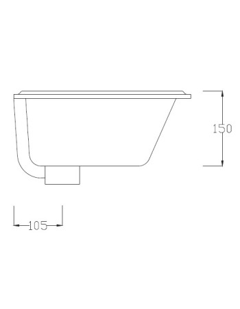 Раковина, врізна знизу ArtСeram GEA GEL002 01;00, BIANCO
