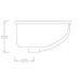 Раковина, врізна знизу ArtСeram IDEA IDL001 01;00, BIANCO