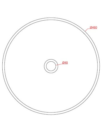 Накладна раковина ArtСeram LA CIOTOLA LCL001 01;00, BIANCO
