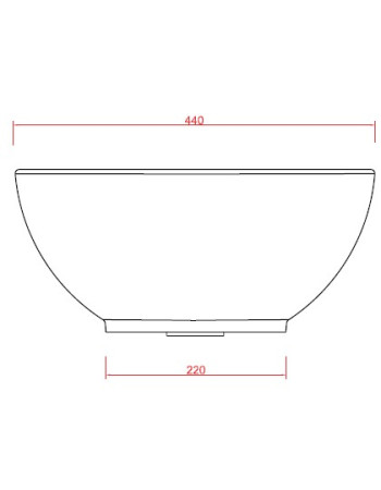Накладна раковина ArtСeram LA CIOTOLA LCL002 01;00, BIANCO