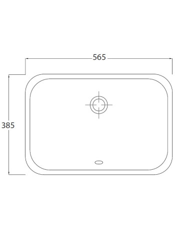 Раковина, врізна знизу ArtСeram NETTUNO NTL001 01;00, BIANCO