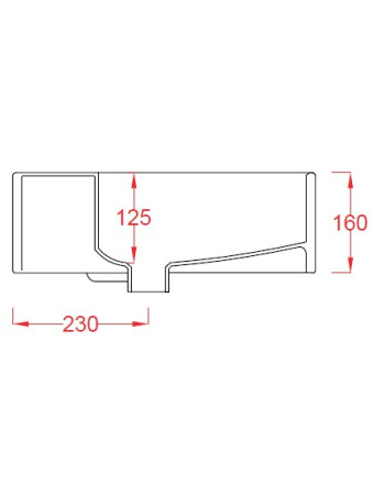 Накладна раковина ArtСeram QUADRO QUL002 01;00, BIANCO