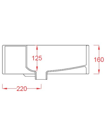 Накладна раковина ArtСeram QUADRO QUL003 01;00, BIANCO