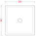 Накладна раковина ArtСeram SCALINO SCL001 05;00, BIANCO MATT