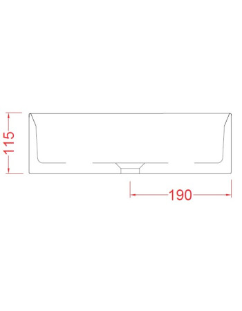 Накладна раковина ArtСeram SCALINO SCL002 05;00, BIANCO MATT