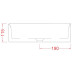 Накладна раковина ArtСeram SCALINO SCL002 05;00, BIANCO MATT