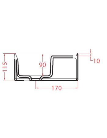 Накладна раковина ArtСeram SCALINO SCL006 05;00, BIANCO MATT