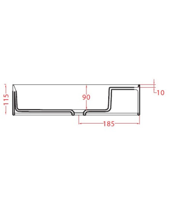Накладна раковина ArtСeram SCALINO SCL007 05;00, BIANCO MATT