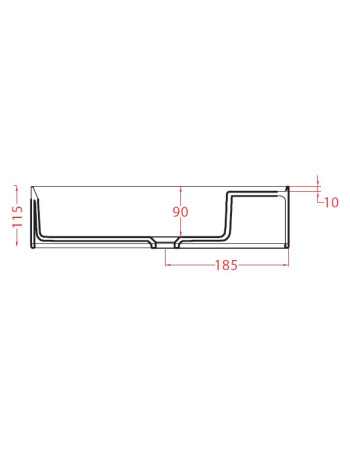 Накладна раковина ArtСeram SCALINO SCL008 05;00, BIANCO MATT