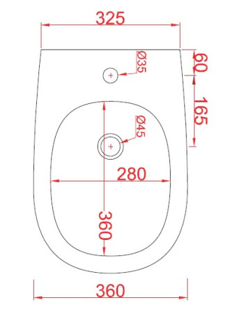 Підвісне біде ArtСeram TEN 4.0 TEB004 01;00, BIANCO