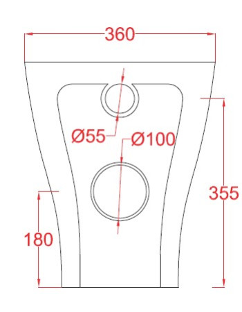 Приставний унітаз ArtСeram TEN TEV007 01;00, BIANCO
