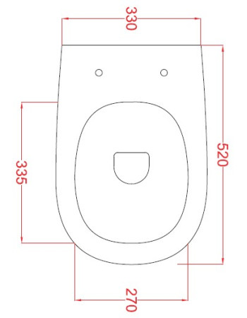 Приставний унітаз ArtСeram TEN TEV007 05;00, BIANCO MATT