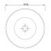 Накладна раковина ArtСeram FUORI TFL002 01;00, BIANCO