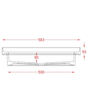 Раковина, врізна згори ArtСeram FUORI SCALA TFL033 05;00, BIANCO MATT