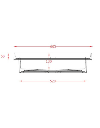 Раковина, врізна згори ArtСeram FUORI SCALA TFL034 05;34, BIANCO MATT