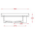 Раковина, врізна згори ArtСeram FUORI SCALA TFL035 05;00, BIANCO MATT