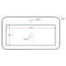 Раковина, врізна згори ArtСeram FUORI SCALA TFL035 05;00, BIANCO MATT
