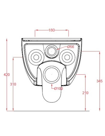 Підвісний унітаз ArtСeram THE ONE THV001 01;00, BIANCO