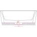 Ванна вільного розміщення ArtСeram SQUARE ACW004 05, BIANCO MATT