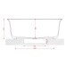 Ванна вільного розміщення ArtСeram PETIT ACW005 05, BIANCO MATT