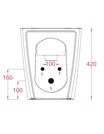 Підлогове біде ArtСeram A16 ASB002 05;00, BIANCO MATT