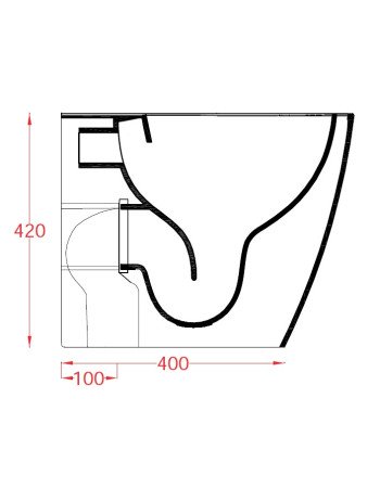 Приставний унітаз ArtСeram A16 ASV004 05;00, BIANCO MATT