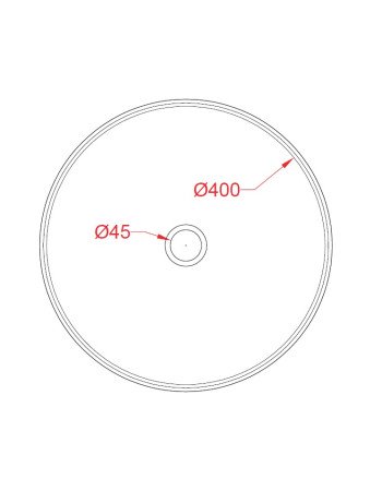 Накладна раковина ArtСeram COGNAC COL001 01;34, BIANCO