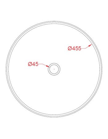 Накладна раковина ArtСeram COGNAC COL002 05;34, BIANCO MATT