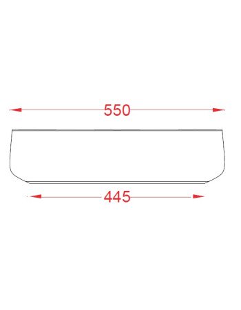 Накладна раковина ArtСeram COGNAC COL003 05;34, BIANCO MATT