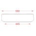 Накладна раковина ArtСeram COGNAC COL003 05;34, BIANCO MATT